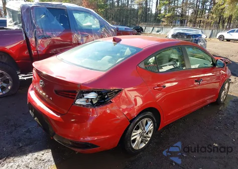 2019 Hyundai Elantra Value Edition z USA, uszkodzony, nr VIN 5NPD84LF5KH444515